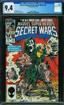 Buy Marvel Super Heroes Secret Wars 10 Cgc 9.4 White Pages  A4 • 108.72£