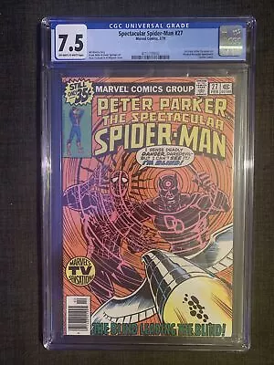 Buy Spectacular Spider-Man #27 CGC 7.5 1st Frank Miller Daredevil Art • 38.83£