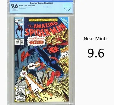 Buy Amazing Spider-Man 364 - Key & 1st Debut-Scourge In White! - CBCS 9.6 - New Slab • 61.34£