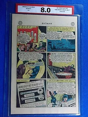 Buy Batman #73 CPA 8.0 SINGLE PAGE #7/8   The Joker's Utility Belt   Joker App.  • 116.48£