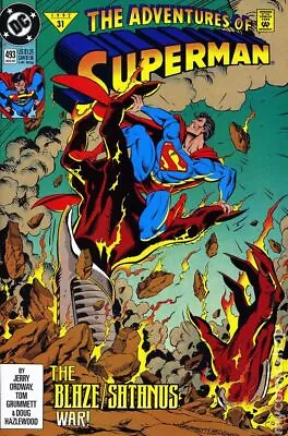 Buy Adventures Of Superman #493 VG 1992 Stock Image Low Grade • 2.10£