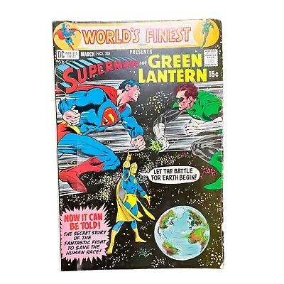 Buy World's Finest Comics #201 Green Lantern Batman Superman DC Comic Book 1971 • 29.89£