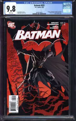 Buy Batman #655 Cgc 9.8 White Pages // 1st App Of Damian Wayne (cameo) Dc 2006 • 178.62£