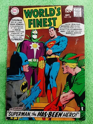 Buy WORLD'S FINEST #178 VG Key Neal Adams - Batman Superman : Combo Ship RD3946 • 1.88£