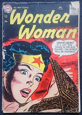 Buy Wonder Woman #88 VERY RARE GOLDEN AGE BEAUTY 1957 • 131.48£