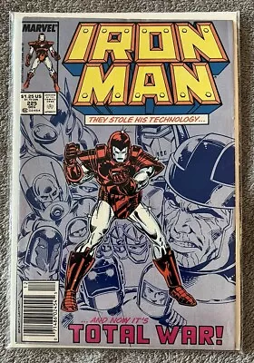 Buy IRON MAN #225 Newsstand Armor Wars Begin, Bob Layton Art, Marvel Comics 1987 • 4.65£