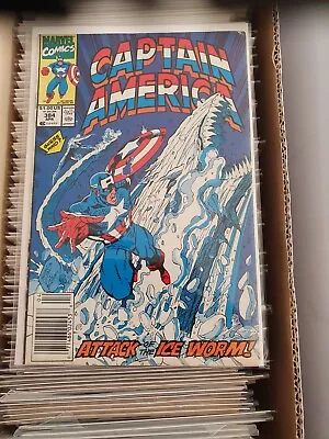 Buy Captain America  #384  Attack Of The Ice Worm  Marvel Comics • 6£