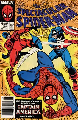 Buy Spectacular Spider-Man, The #138 (Newsstand) FN; Marvel | Captain America - We C • 5.24£