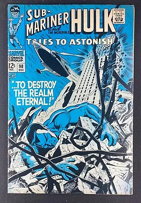 Buy Tales To Astonish (1959) #98 VF- (7.5) Sub-Mariner 1st App Seth Dan Adkins  • 38.82£