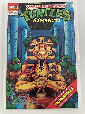 Buy 1993 Archie Teenage Mutant Ninja Turtle Adventures #51 Comics With COA Signed • 69.89£