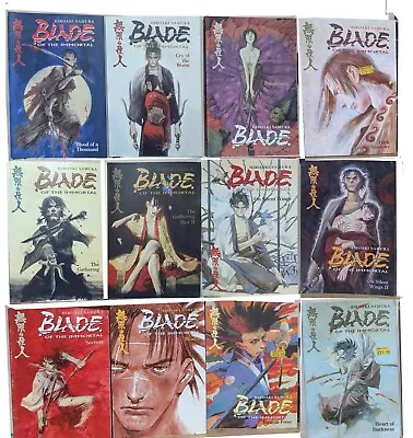 Buy Blade Of The Immortal 1-12 Manga Book Bundle Dark Horse Comics Hiroaki Samura • 79.95£