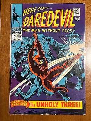 Buy Daredevil #39/Silver Age Marvel Comic Book/1st Exterminator/FN+ • 21.75£