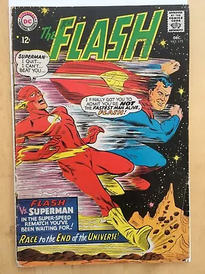Buy The Flash #175 2nd Superman Flash Race 1967 • 9.99£