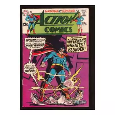 Buy Action Comics #369  - 1938 Series DC Comics Fine+ Full Description Below [b. • 16.94£