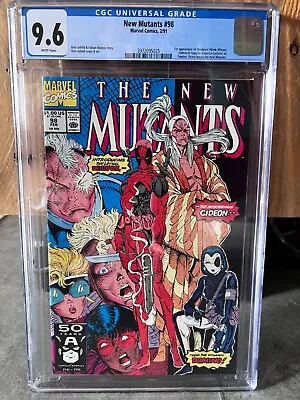 Buy New Mutants #98 CGC 9.6 FIRST DEADPOOL APPEARANCE • 392.19£