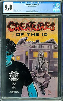 Buy Creatures Of The Id #1 (1990, Caliber) CGC 9.8 RARE NM/MT Copy! N3 214 Cm Cr • 1,048.42£