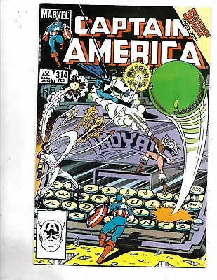 Buy Captain America #314, 1986, NM/MT,  9.8, Stan Lee Classic Era, Copper • 23.34£