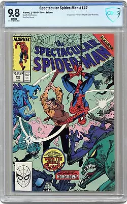 Buy Spectacular Spider-Man Peter Parker #147 CBCS 9.8 1989 21-2215763-056 • 93.19£