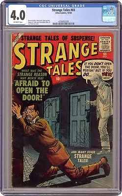 Buy Strange Tales #65 CGC 4.0 1958 4398082008 • 147.56£