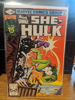 Buy Marvel Comics The Savage She Hulk 3 VF- 1980 • 3.88£