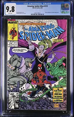 Buy Amazing Spider-Man #319 CGC NM/M 9.8 McFarlane Cover And Art! Mary Jane! • 71.45£