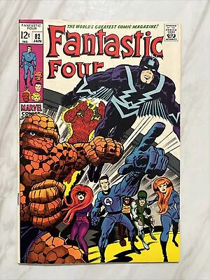 Buy Fantastic Four #82 (1969) VF- 1st Zorr • Stan Lee • Jack Kirby • Inhumans App • 21.71£