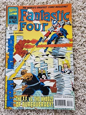 Buy FANTASTIC FOUR Annual #27 Marvel Comics 1994 1st App Time Variance Authority TVA • 9.32£