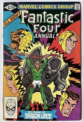 Buy Fantastic Four Annual #16 • KEY 1st Appearance Dragon Lord! Steve Ditko Art 1981 • 3.10£