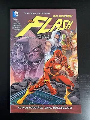 Buy DC Comics New 52 Graphic Novel The Flash Volume 3 Gorilla Warfare 2014 • 5.99£
