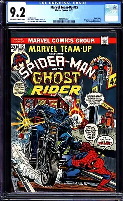 Buy Marvel Team-Up #15 (1973) CGC 9.2 -- O/w To White Pages; 1st & Origin The Orb • 176.28£