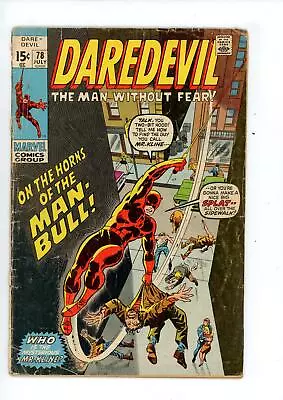 Buy Daredevil #78 (1971) Daredevil Marvel Comics • 5.82£