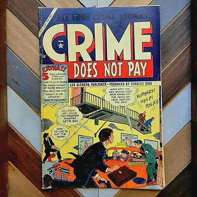 Buy CRIME DOES NOT PAY #134 Solid VG 1954 SCARCE Golden Age 10-cent Cover Pre-Code • 35.88£
