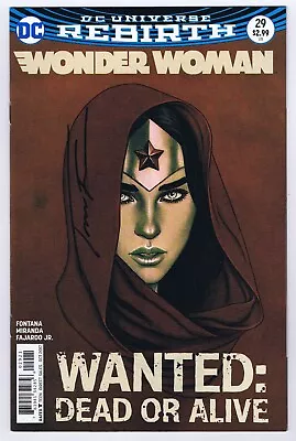 Buy Wonder Woman #29 Variant NM- Signed W/COA Jenny Frison 2017 DC Comics • 36.85£