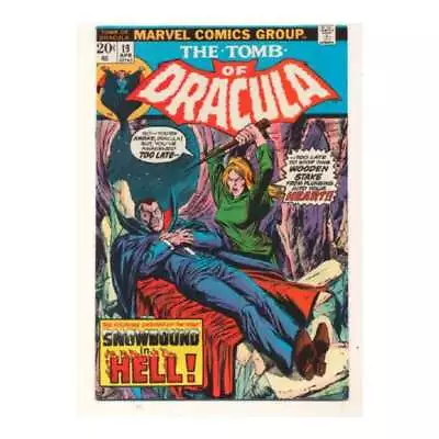 Buy Tomb Of Dracula #19  - 1972 Series Marvel Comics VF+ / Free USA Shipping [r, • 72.63£