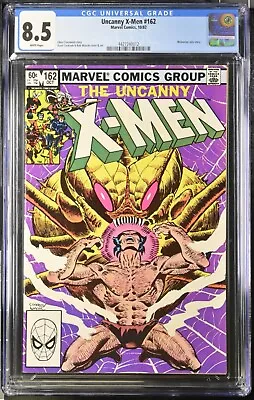 Buy The Uncanny X-Men #162 CGC 8.5 1982 Marvel WP Claremont - Wolverine Solo Story! • 19.03£