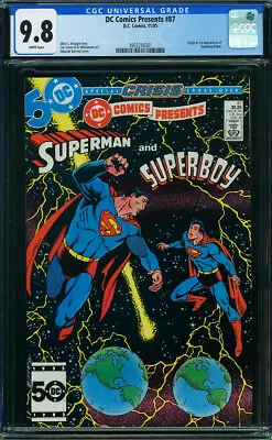 Buy DC Comics Presents #87 CGC 9.8 🔑 1st App SUPERBOY PRIME 🔑 1985 N10 391 Cm • 228.32£