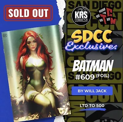 Buy Batman #609 Will Jack SDCC 2024 FOIL Edition LTD 500 1st Hush App NM - Presale • 58.21£