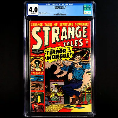 Buy STRANGE TALES #4 (1951) 🔥 1st John Romita Sr Published Work 🔥 CGC 4.0 LOW POP! • 772.73£