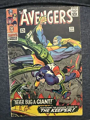 Buy Avengers #31 - Marvel - 1966 - Silver Age Comic Book - 1st Appearance • 11.65£