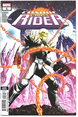Buy COSMIC GHOST RIDER # 1 2nd PRINT JUNE 2023 BAGGED & BOARDED MARVEL COMICS • 4.99£