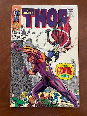 Buy Thor #140, Marvel (1967) ~VG/FN (5.0) - Stan Lee, Jack Kirby & Vince Colletta! • 27.14£
