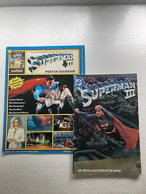 Buy Superman 3 Movie Official Comic Book 1983 & Fold Out Poster Mag • 20£