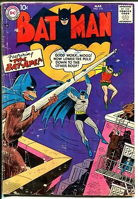 Buy Bat Man #114 1958-DC-Bat-ape-robot Splash Panel-G+ • 69.31£