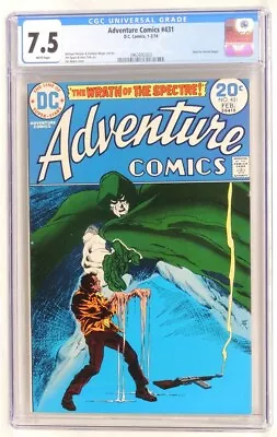 Buy Adventure Comics 431 Cgc 7.5 Spectre Jim Aparo 1974 • 59.01£