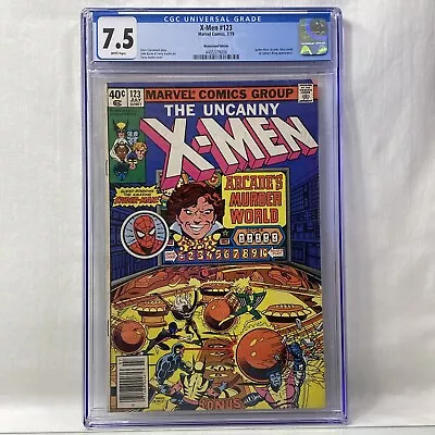 Buy Uncanny X-Men #123 CGC 7.5 News Stand! WHITE Pgs 1979 Spider-Man • 73.74£