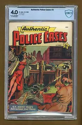 Buy Authentic Police Cases #9 CBCS 4.0 1950 18-1347365-009 • 365.01£