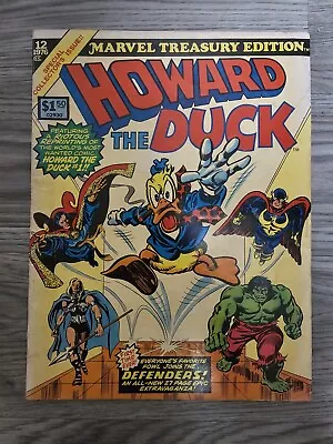 Buy Marvel Treasury Edition #12 Howard The Duck & Defenders Giant Comic VG-FN 1976 • 13.98£