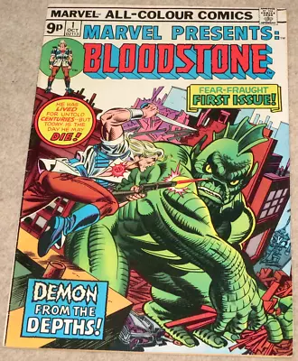 Buy Marvel Comics MARVEL PRESENTS: BLOODSTONE #1 October 1975 • 17.99£