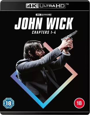 Buy John Wick: Chapters 1-4 Blu-ray (2023) Keanu Reeves, Stahelski (DIR) Cert 18 4 • 54.40£