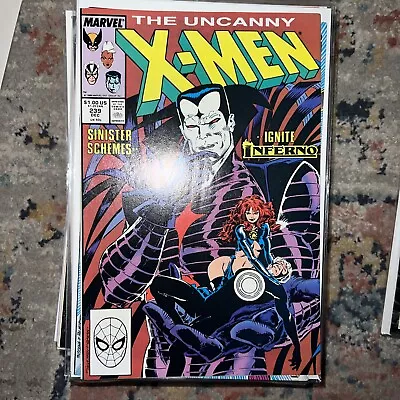 Buy UNCANNY X-MEN #239 NM 1st Cover & 2nd App Of Mr. Sinister Hot Key!! • 15.52£